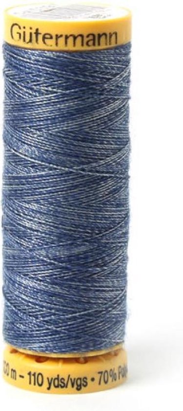Gütermann jeans garen - naaigaren 70% polyester 30% katoen - col 5397 -  100m - blauw... | bol.com