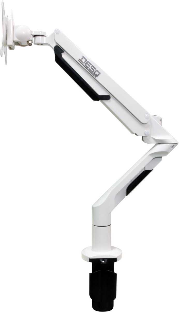 DESQ® Monitorarm Lengte 62 cm | Gasveer | Wit | Quick-Release