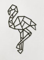 Wanddecoratie Polygon | Flamingo