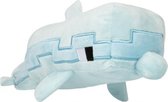 knuffel Adventure Dolphin 35 cm pluche blauw