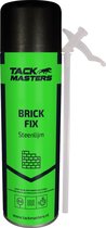 Tackmasters - Steenlijm - Brick Fix Hand 500 ml - Steenlijm spuitbus - Montagelijm - PU Lijm - Beton lijm - Blokken lijm - Polyurethaan - Pur voor pistool - purschuim spuitbus - bo