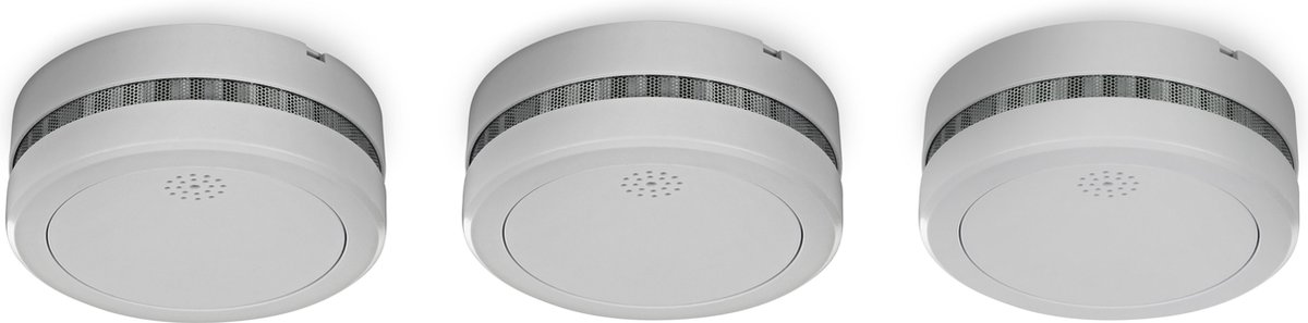 Smartwares FSM-12303 Rookmelder - 3 Rookmelders - Inclusief 10 jaar batterij - 85 dB - VDS gecertificeerd - Q Label