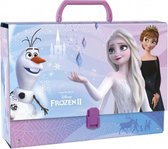 opbergkoffer Frozen II meisjes 33 x 24 cm karton paars