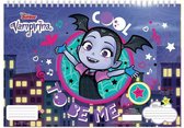 kleurboek Vampirina junior 33 cm papier blauw 3-delig