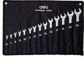 Combinatiesleutelsets 14 delig - in etui - Deli Tools EDL130014A