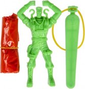 parachutespringer soldaat groen 9 cm