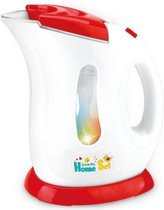 waterkoker met licht en geluid 20 cm rood/wit