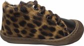 Naturino lederen veterschoenen bumper Cocoon brons/leopard mt 20