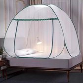 Klamboe tent - Inclusief draagtas - 2 persoons - 180x200cm - Groen/Wit