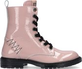 Red-Rag 12122 Veterboots - Laarzen Met Veters - Meisjes - Roze - Maat 28
