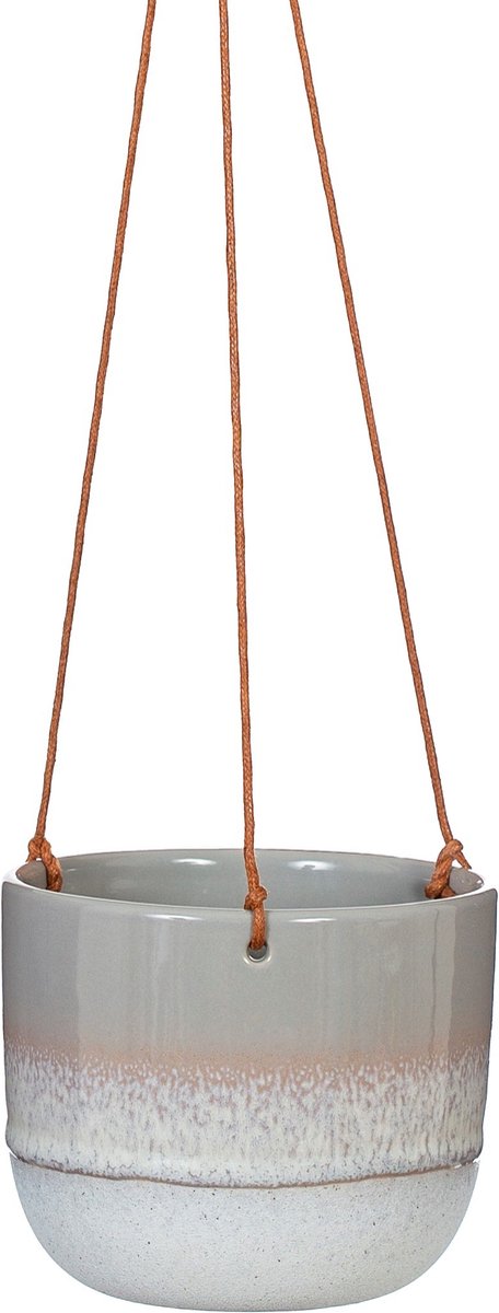 Hangende bloempot mojave grijs - Sass & Belle