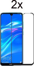 Beschermglas Huawei Y6 2019 Screenprotector - Huawei Y6 2019 Screen Protector Glas - Full cover - 2 stuks