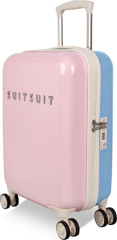 SUITSUIT - Fabulous Fifties - DUO Pink & Blue - Bagage à main (55 cm) |  bol.com
