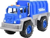 vuilniswagen junior staal blauw/grijs