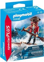 Special Plus - Piraat met vlot en hamerhaai (70598)