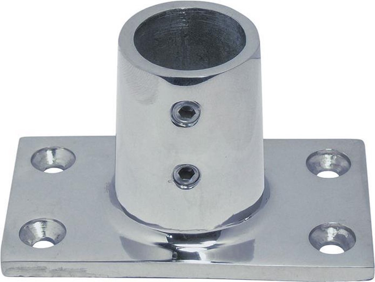 Railingvoet - Rechthoekige voet - 90 graden - 22mm