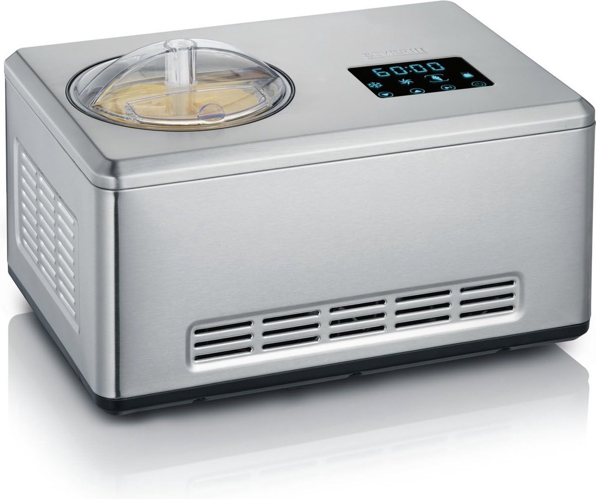 Severin EZ 7406 - 2-in-1 ijsmachine met yoghurtfunctie - RVS