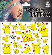 GEAR 3000® tattoos kinderen - tijdelijke tattoo - pokemon - c