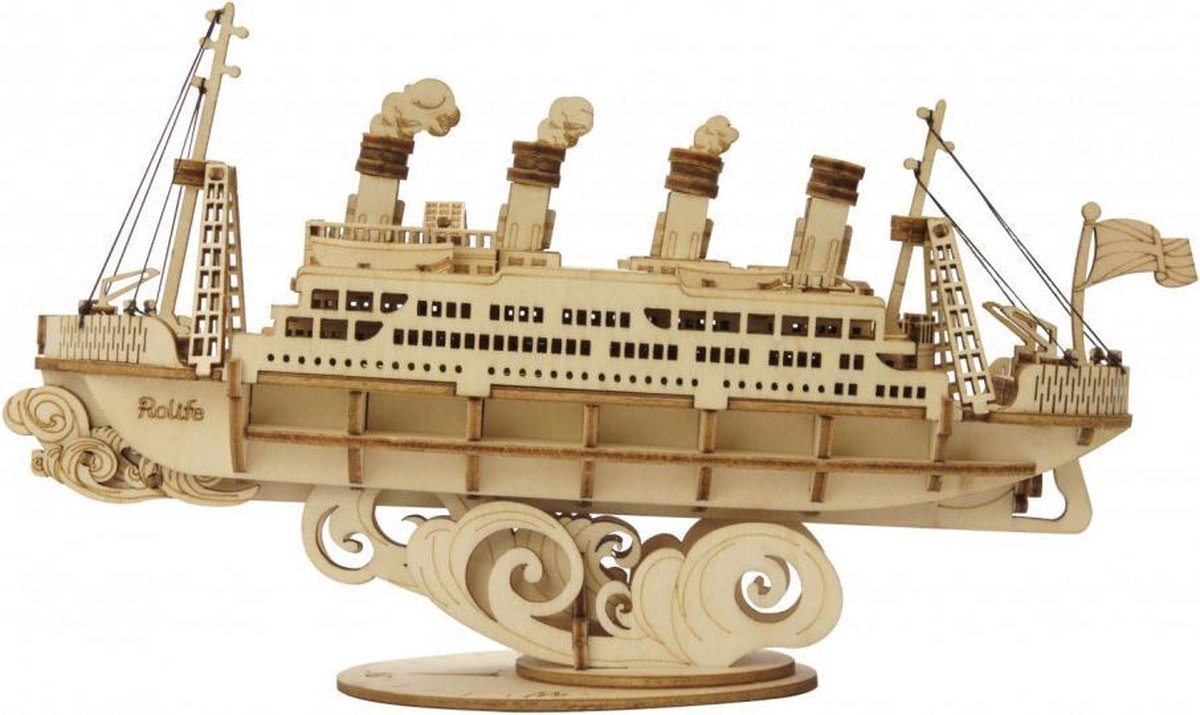 modelbouwpakket Cruise Ship 10,9 cm hout 104-delig