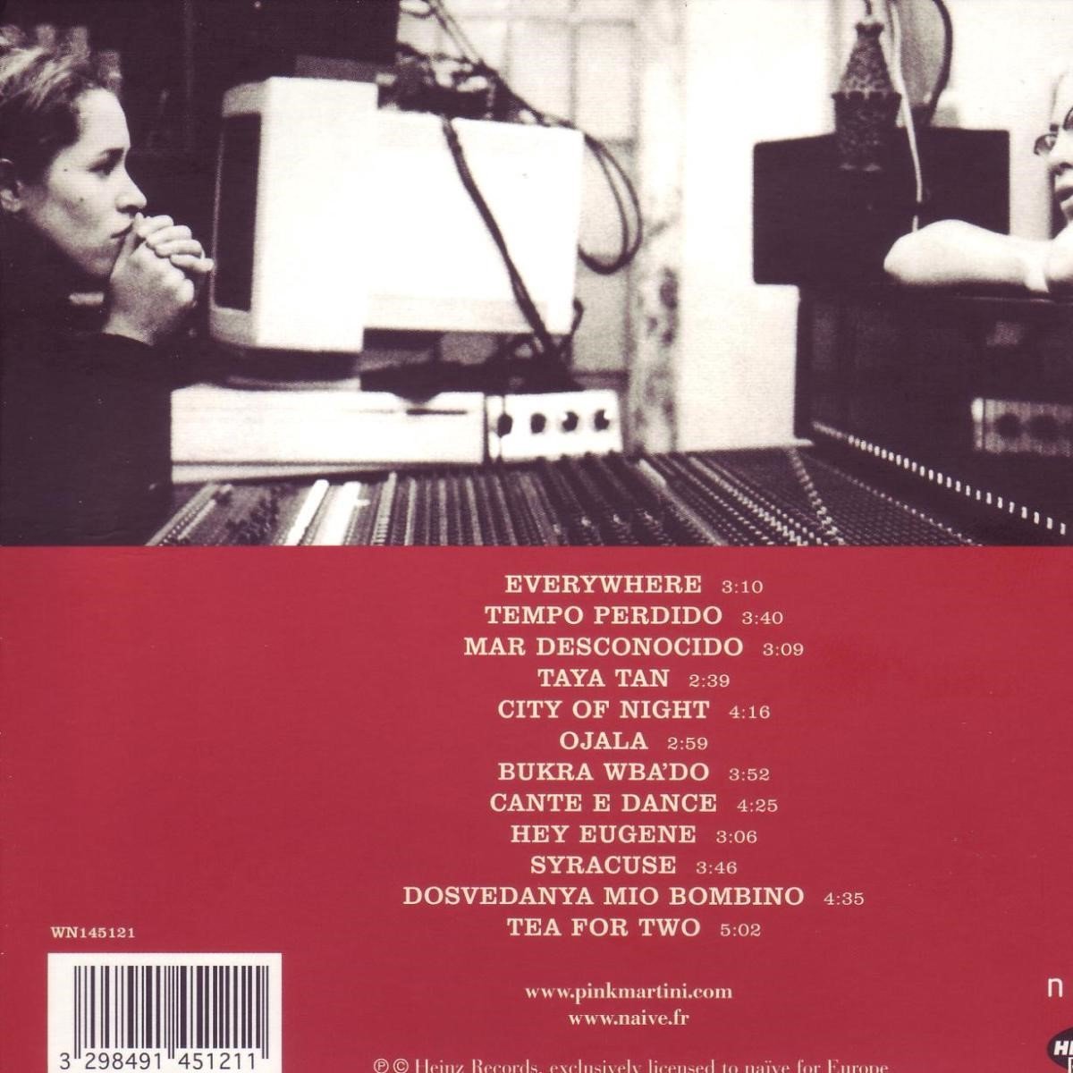 Pink Martini Hey Eugene (CD), Pink Martini CD (album) Muziek