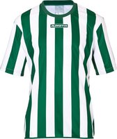 Masita | Sportshirt Dames & Heren Korte Mouw - Barça - Licht Elastisch Polyester Ademend Vochtregulerend - GREEN/WHITE - XXL