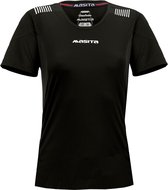 Masita | Sportshirt Dames Korte Mouw - Climatech Stevig & Ademend - Teamlijn Porto - BLACK/WHITE - 46