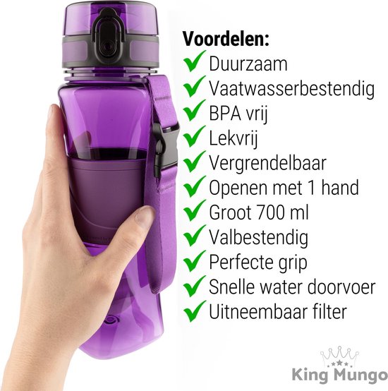 Capibara Drinkfles 600ML - Swimming