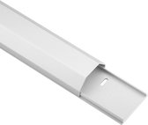 Kabelgoot - Aluminium - Wit - 5 x 2.8 cm - 110 cm - Allteq