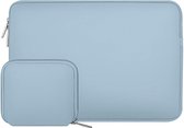 Selwo™ Laptophoes van waterafstotend neopreen, met klein etui voor accessoires., Air blauw 13-13,3 inch (33 -33,8 cm)