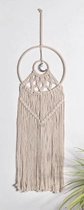 macrame muurdecoratie 80 x 21 cm