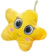 knuffel ster 16 cm pluche geel
