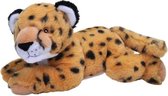 knuffel jachtluipaard Ecokins junior 30 cm pluche geel