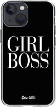 Casetastic Apple iPhone 13 mini Hoesje - Softcover Hoesje met Design - Girl Boss Print