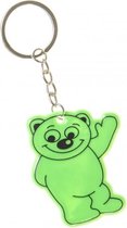 sleutelhanger beer junior 6 cm rubber groen