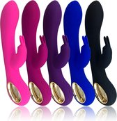 YourPlease - heating rabbit vibrator voor G-spot & clitoris- Luxe premium vibrator Paars - Seksspeeltje - elektrische dildo - 19cm- ultra stil! - Discreet verstuurd - waterproof*