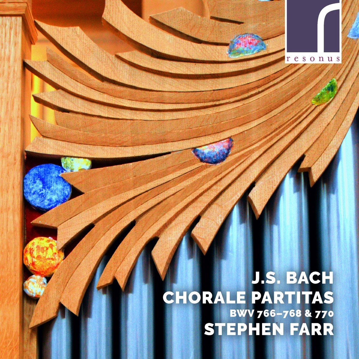 Stephen Farr - J.S. Bach: Chorale Partitas BWV 766-768 & 779 (CD)