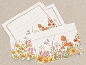 Enveloppen Lovely Flowers - 25 stuks - Envelop met bloemen - C6 formaat met plakstripstluiting