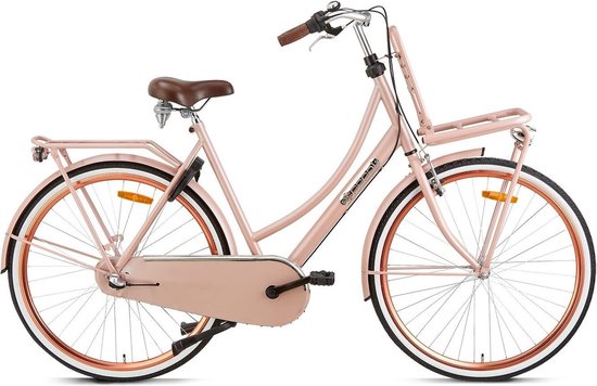Popal Daily Dutch Basic+ Damesfiets - Transportfiets - 57 cm - Zalmroze |  bol.com