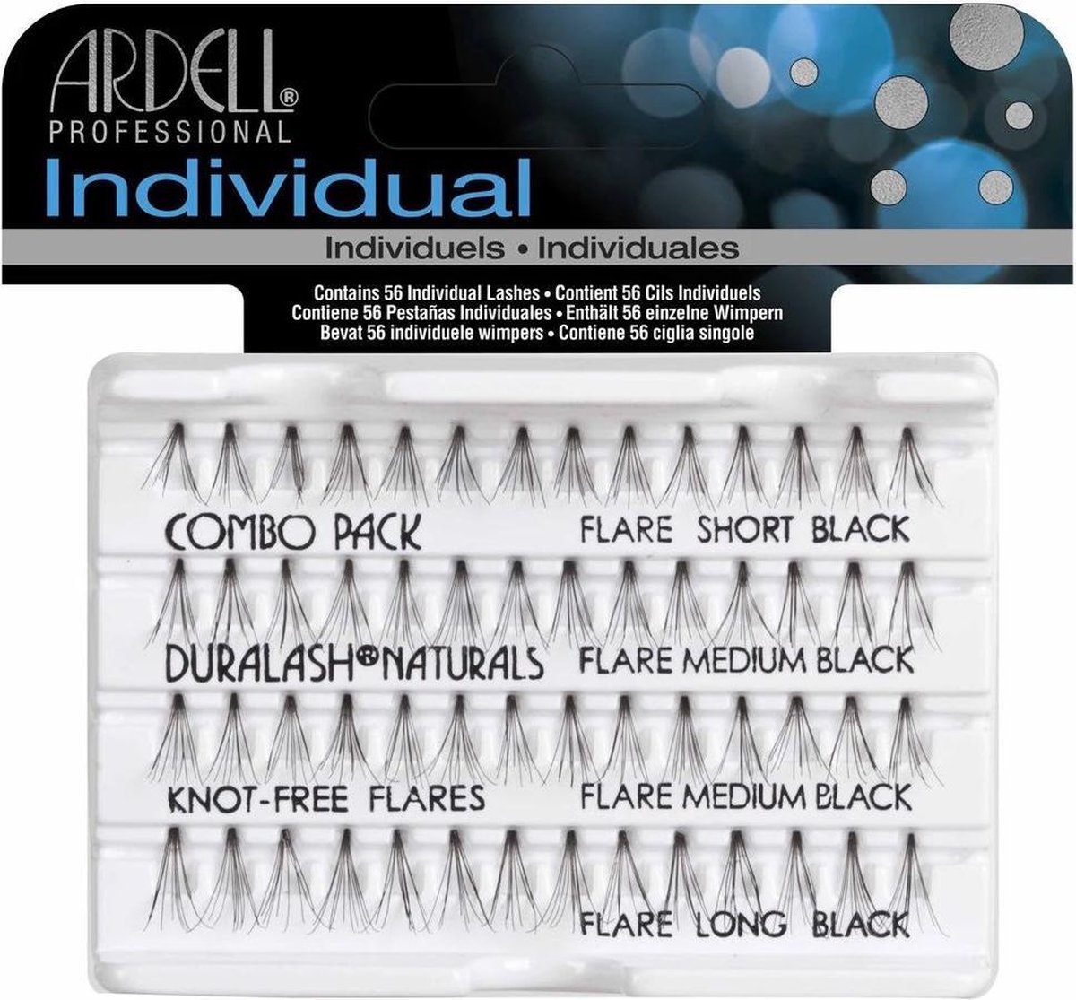 Ardell - Combo Black Black Eyelashes - Nepwimpers - Zwart