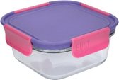 Built Ny Lunchbox Active 700 Ml 16,5 X 16 X 7,5 Cm Glas Paars/roze