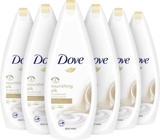 beheerder Dicteren Geruïneerd Dove Douchecrème Nourishing Silk - 6 x 750 ml - Voordeelverpakking | bol.com