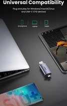 UGREEN - USB-C/USB-card reader - Compacte kaart lezer - Micro SD/TF kaart lezer - Compatible laptop, tablets en telefoons met usb-C aansluiting - Handig voor fotografie onderweg of op reis