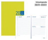 Brepols Schoolagenda 2021-2022 - Veneto-flexi - Limoen - 11.5 x 16.9 cm