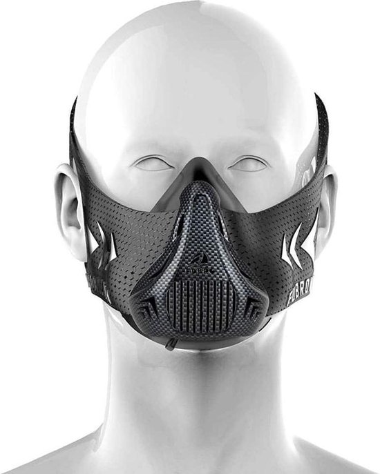 FDBRO Sportmasker - Hardloopmasker - Lovnix Zuurstofmasker - Zwart
