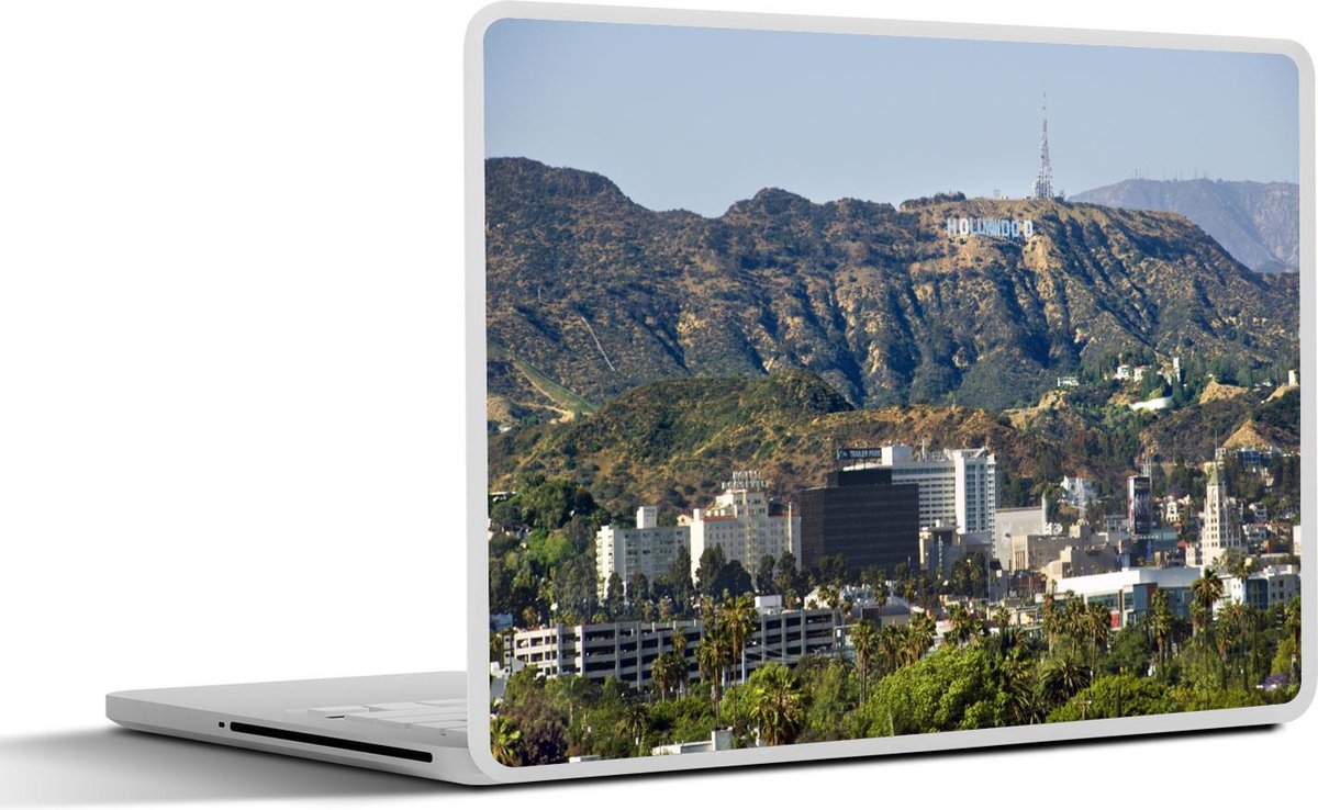 Afbeelding van product SleevesAndCases  Laptop sticker - 13.3 inch - Hollywood sign in de heuvels