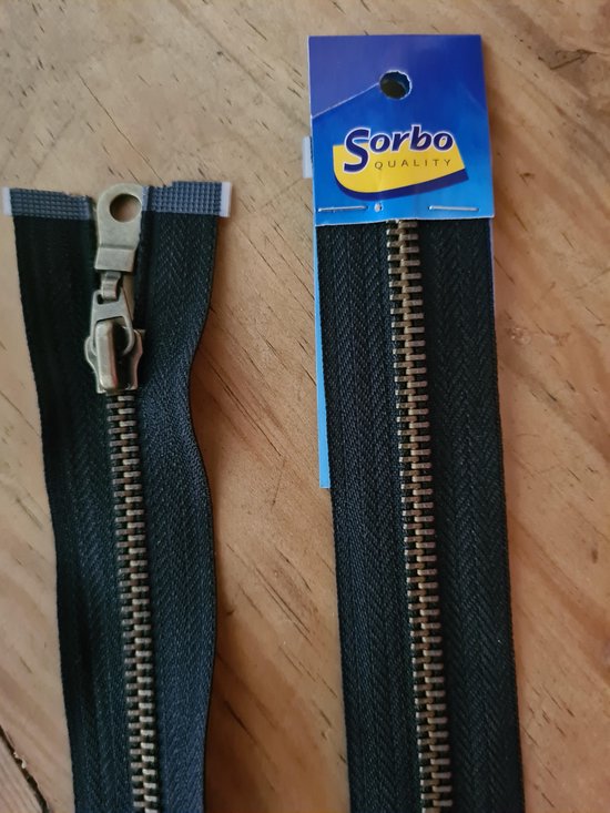 Sorbo Rits metaal 65cm zwart