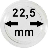 Lindner Hartberger muntcapsules Ø 22.5 mm (10x) voor penningen tokens capsules muntcapsule