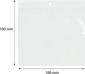 Gripzakjes transparant – Gripzak – Hersluitbaar – 100 x 100mm – 3000 stuks