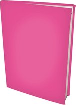 Rekbare boekenkaften A4 - Roze - 4 stuks