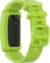 YONO Siliconen Bandje - Geschikt voor Fitbit Ace 2 Kids - Groen